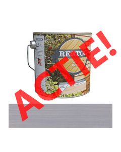 Restol Houtlolie Mat Lichtgrijs 750ml. Actie