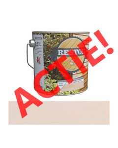 Restol Houtlolie Mat Parelwit 750ml. Actie